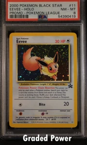 Promo Eevee Black Star Promo PSA 8 HOLO #11 Pokemon  - Picture 1 of 1