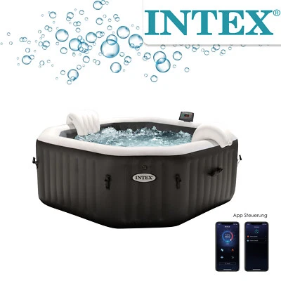 Intex 28458 Whirlpool Spa Ø201x71cm Pool Badewanne 4 Personen Whirlwanne Outdoor - Bild 1 von 4