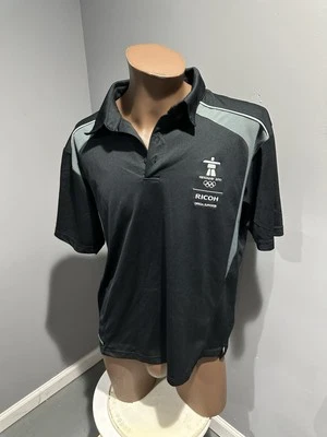 Vancouver 2010 Olympics Men’s Size Large Polo Shirt RICOH OFFICIAL SUPPORTER - Image 1 of 4