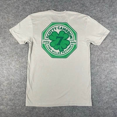 Scotty Cameron Shirt Mens Small Light Gray St. Patrick’s Feeling Lucky Titleist - Image 1 of 4