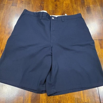Dickies Work Wear Shorts Carpenter Mens Size 42 Navy Blue Construction  - Image 1 of 4