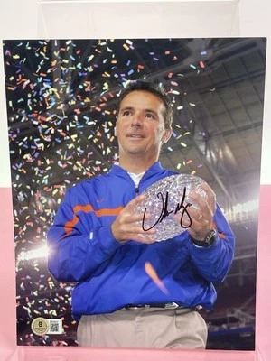 Urban Meyer hand signed autographed Florida Gators 8x10 photo Beckett COA - Image 1 of 4
