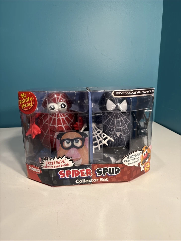 RARO Spider Man Mr Potato Head Spider Spud Venom Sellado Mister Talla Completa Nuevo en Caja NUEVO Foto 1 de 4