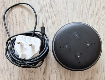 Amazon Echo Dot 3rd Generation Alexa Smart Speaker Black/Charcoal Model D9N29T - Image 1 of 4