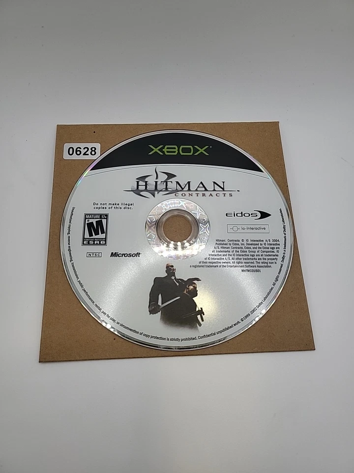 ​Hitman Contracts (Microsoft Xbox, 2004) DISC ONLY NO TRACKING  - Image 1 of 1