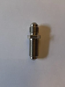 M10 x 1 - M10 x 1 Bulkhead Brake Line Fitting, 303 Stainless Steel - Picture 1 of 4