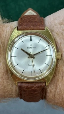 Zenith Sporto Stellina Vintage Placcato Oro - Imagen 1 de 4