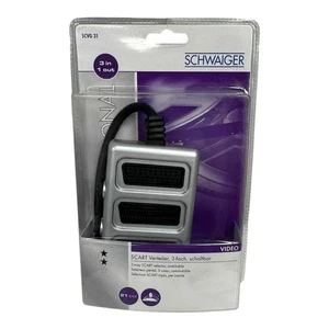 SCVG31 Schwaiger 3 Way Scart Splitter Switchable - Picture 1 of 1