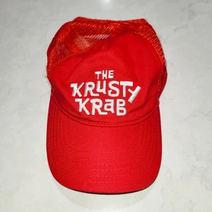 The Krusty Krab Official Mad Engine Red Snap Back Hat Nickelodeon SpongeBob - Picture 1 of 4