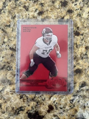 2012 Fleer Retro Metal  Luke  Joeckel Precious Metal Gems-Red /100 - Image 1 of 2