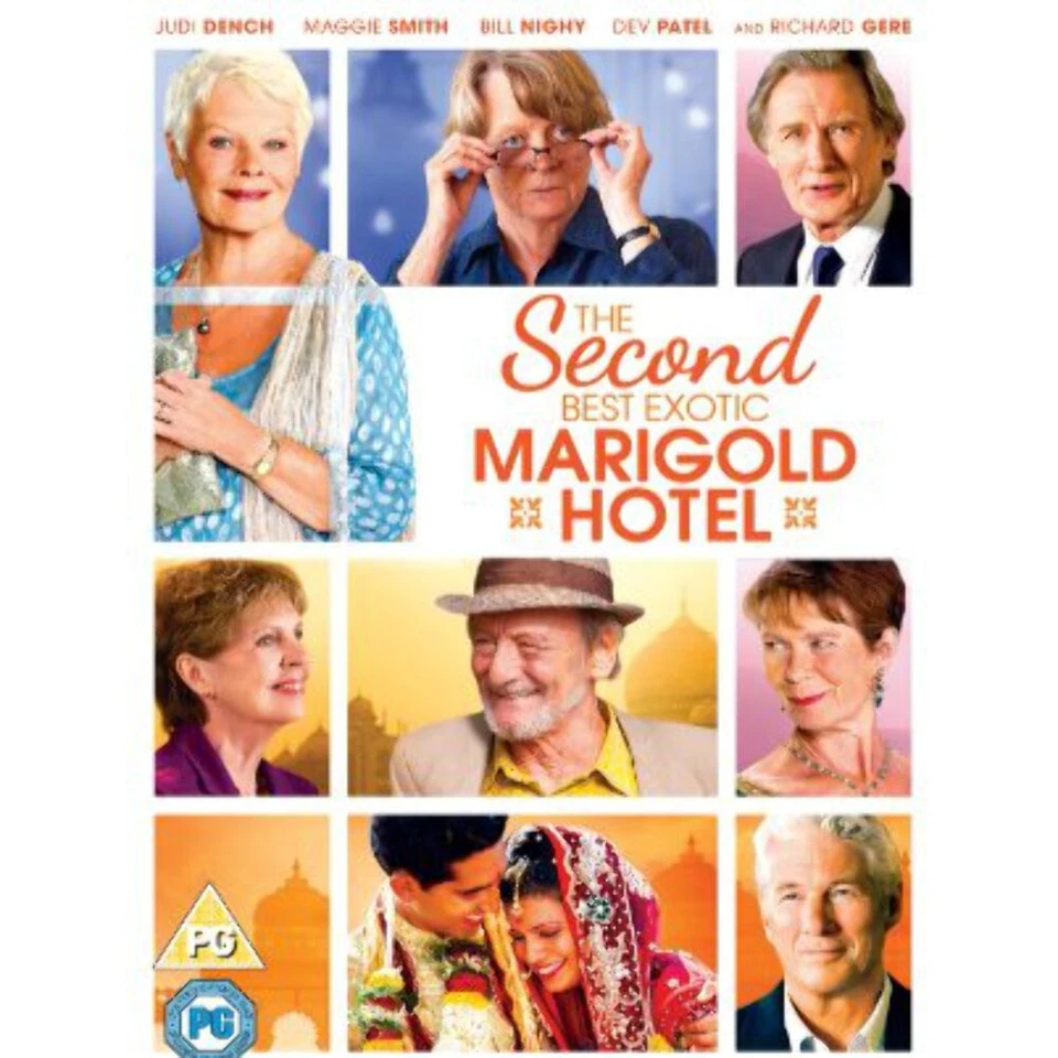 The Second Best Exotic Marigold Hotel - DVD Video (Used) Foto 1 de 1