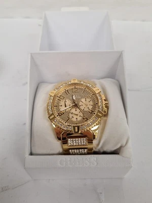 GUESS Men's Frontier Wristwatch U0799G2 Stainless Steel Gold - *B-GRADE* - Image 1 of 4