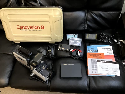 Canovision 8 Canon VM-E1 Camcorder with case & accessories, Partial Function - Image 1 of 4