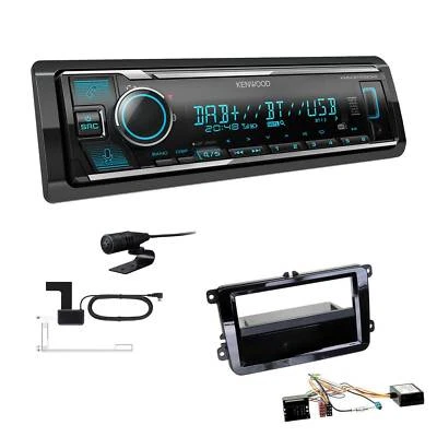 Kenwood Digital Autoradio DAB+ Bluetooth Alexa für Skoda Superb II schwarz - Bild 1 von 4