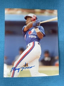 MARQUIS GRISSOM AUTOGRAPHED HAND SIGNED 8X10 PHOTO THRILL OF VICTORY COA EXPOS - Picture 1 of 4