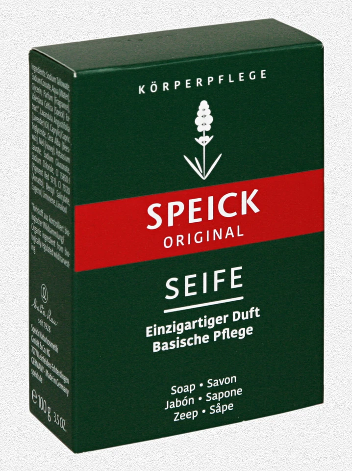 SPEICK NATURKOSMETIK ✿ 3 x 100 g SPEICK ORIGINAL SOAP • BASISCHE PFLEGE • DUFT SEIFE NATUR • 300 g ✿