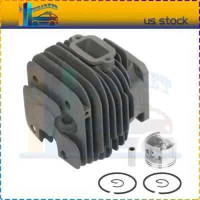 Cylinder Piston Rings Pin Assembly Kit For stihl MS381 Chainsaw 11190201204 52mm — 第 1/4 张图片