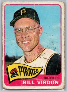 1965 O PEE CHEE OPC BASEBALL 69 BILL VIRDON PIRATES
