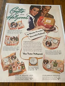 1943 Max Factor Hollywood regali per bionde, brune, brownettes, redheads annuncio - Foto 1 di 1