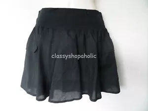 Minigonna Monsoon Accessorize nera - taglia 10 - nuova con etichette - prezzo consigliato £ 15 - Foto 1 di 4