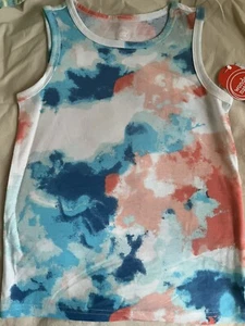 NWT WONDER NATION Girls’ Tie Dye Multi-Color Medium (8) Tank Top - Picture 1 of 6