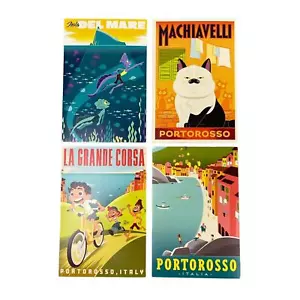 Cartoline Disney Movie Insiders Pixar Luca 6” x 4” set di 4 NUOVE - Foto 1 di 9