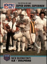 1990-91 Pro Set Super Bowl 160 #88 Nick Buoniconti