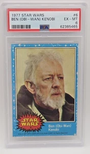 1977 Star Wars Ben (Obi-Wan) Kenobi #6 PSA EX-MT 6 - Picture 1 of 2