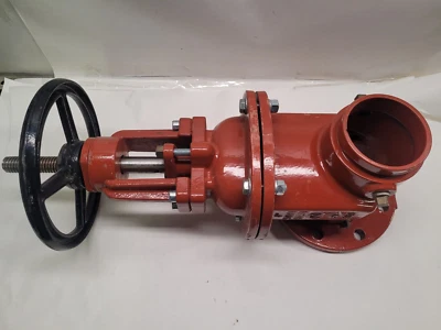 Zurn Wilkins 4"  Model 48  GRV-FLG OS&Y  Gate Valve (Used) - Image 1 of 4