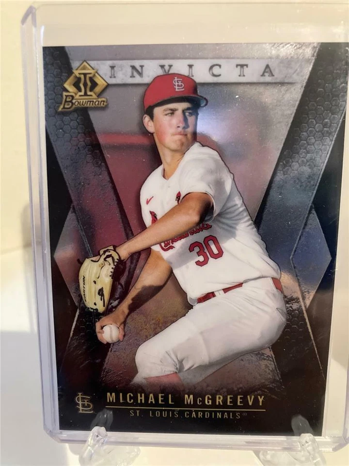 2021 Bowman Draft Michael McGreevy Invicta rookie card Cardinals - Image 1 of 1