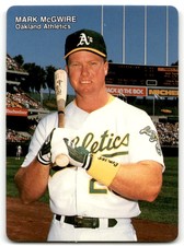 1990 MOTHER'S COOKIES MARK MCGWIRE OAKLAND ATHLETICS #1