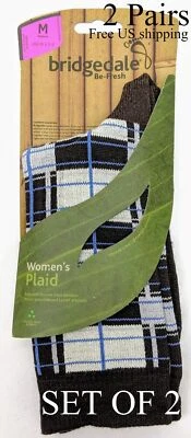 Meias femininas Bridgedale Crew médias 6,5-8 conjunto de 2 - Imagem 1 de 3