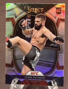 2023 Panini Select UFC - ANDRE PETROSKI *SP Concourse Silver Prizm RC!* 🔥