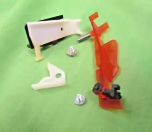 DUAL 505-3 TURNTABLE BELT SHIFT LEVER, BRACKETS, SCREWS & 60 Hr MOTOR PULLEY - Picture 1 of 4