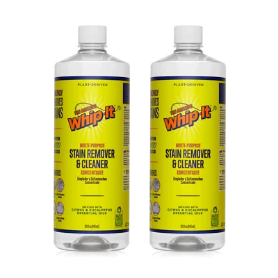 AMAZING WHIP-IT® Whip-It All Purpose Cleaner & Stain Remover Concentrate, 32 OZ , BULK LOT OF 2