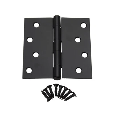 Лот из 100 4-дюймовых дверных петель с квадратным краем и углом ORB полированная маслом бронза 61971 - Изображение 1 из 3