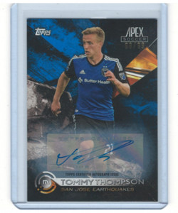 2016 Topps Apex MLS Autographs Blue #20 Tommy Thompson Auto /99 - NM-MT