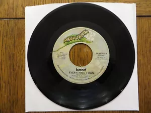 Bread – Everything I Own / I Don't Love You - 1972 - Elektra EK-45765 7" Single - Picture 1 of 2