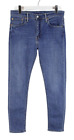 Levi's 512 Jeans Uomo W32/L32 Slim Affusolato Fit Sbiadito Blu Denim