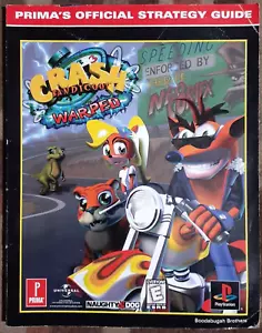 Crash Bandicoot Warped Prima Official Strategy Guide - Foto 1 di 2