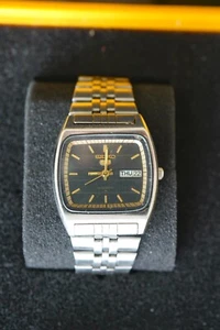 Vintage Seiko 5 Automatic TV Dial Men’s Watch Japan 17 Jewels 70s Rare Retro - Picture 1 of 10