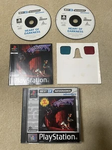Heart of Darkness PS1 - UK PAL Good Condition with 3D Glasses & Natural Discs - Picture 1 of 8