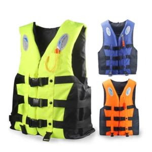 10x giubbotto salvagente nuoto galleggiante bambini vela surf barca kayak gilet - Foto 1 di 9
