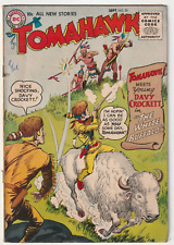 Tomahawk #35 (DC Comics 1955) VG/FN Davy Crockett $.10 Golden Age Western *Scans