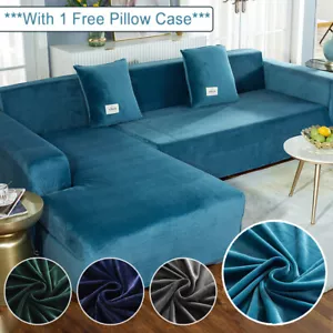 Sofa Covers 1 2 3 4 Seater High Stretch Lounge Slipcover Protector Couch Cover - Picture 1 of 14