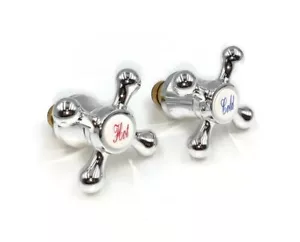 1cm Tradicional Cromo Grifo Resanador Kit Repuesto Cabezas Con Válvula Glándulas - Bild 1 von 3