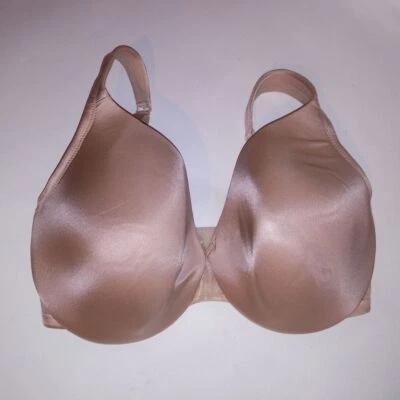 Sujetador Cacique 32G Grande Satinado Cobertura Completa Sólido Con Aros Foto 1 de 4