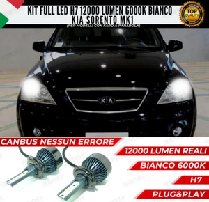 KIT FULL LED KIA SORENTO I MK1 H7 ANABBAGLIANTI 6000K BIANCO 12000 LUMEN CANBUS - Imagen 1 de 11