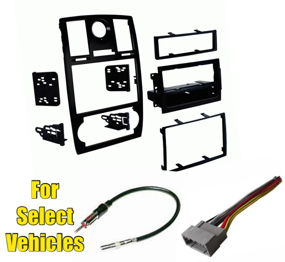 Combo de kit de tablero de instalación de radio estéreo para automóvil para algunos Chrysler 300 300C 2005-2007 Foto 1 de 1