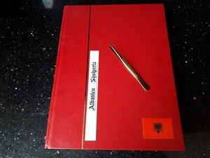 SELLOS "ALBANIA", pequeña colección parcialmente estampada en 27 páginas - Imagen 1 de 24